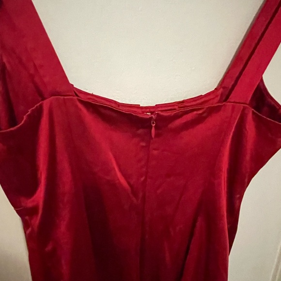 Calvin Klein Vibrant Red Midi Dress - Picture 6 of 9